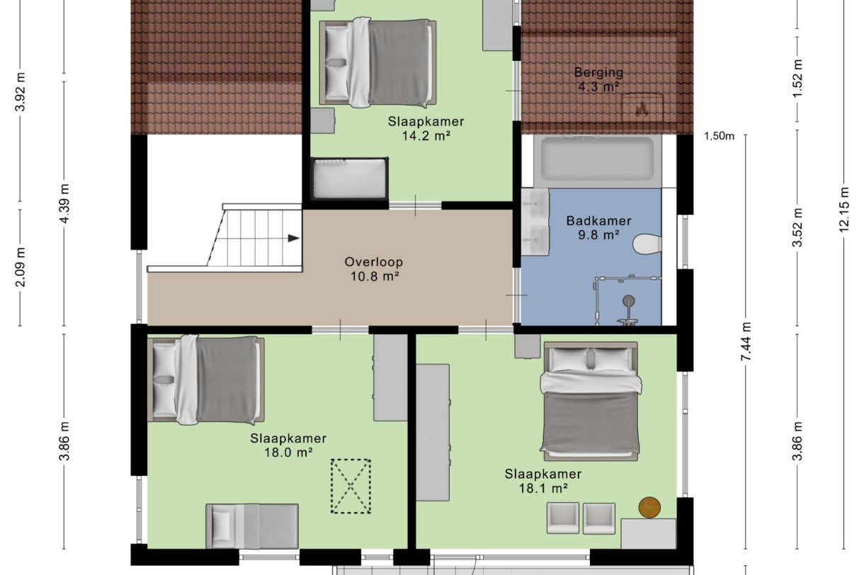 Te koop: Foto Woonhuis aan de De Vuurjuffer 11 in Eelderwolde
